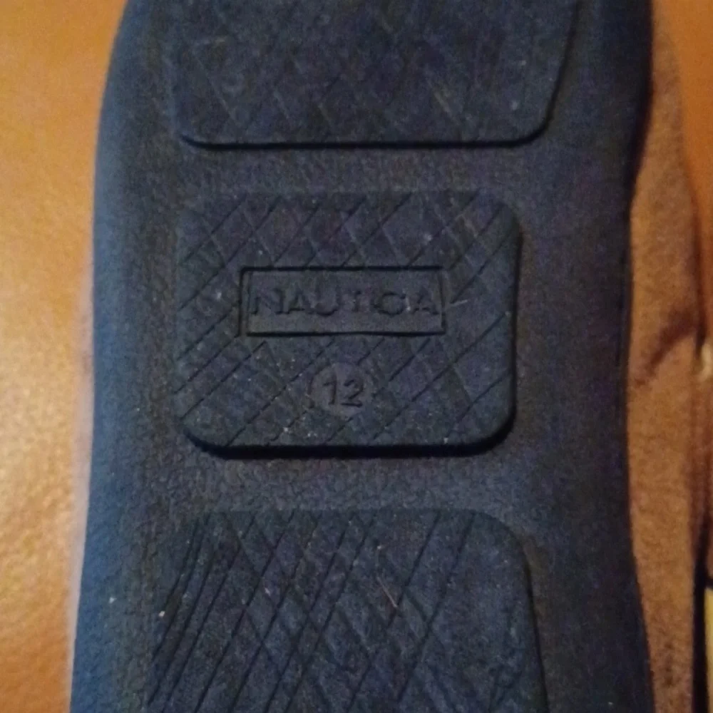 -- Nautica Men's Brown Suede Loafers Size 12